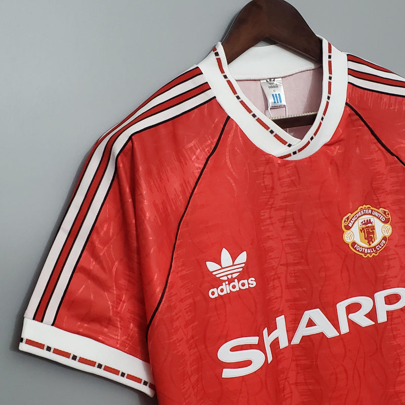 Camisa Retrô Manchester United 1990/1992 I Home - Adidas