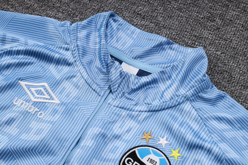 23/24 Conjunto Treino Grêmio - Frio Zíper Curto