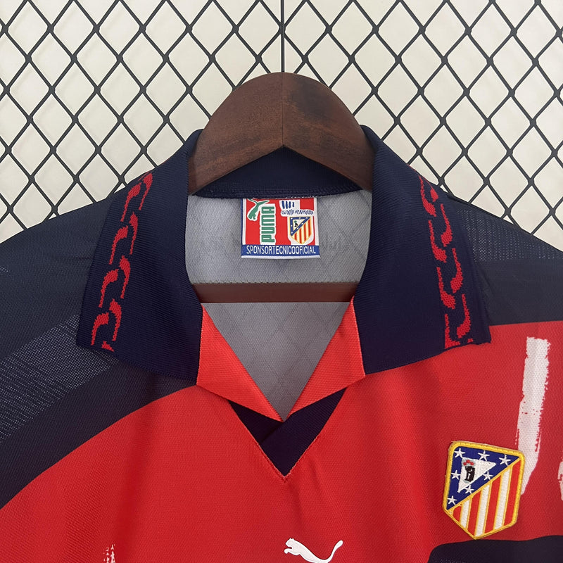 Camisa Retrô Atlético de Madrid 1996/1997 II Away - Azul - Puma