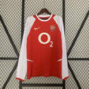 Camisa Retrô Arsenal 2002/2004 I Home - Manga Longa Nike