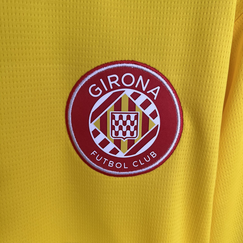 Camisa Girona 25/26 II Away - Torcedor - Amarela