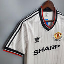 Camisa Retrô Manchester United 1983 II Away - Adidas - Branca