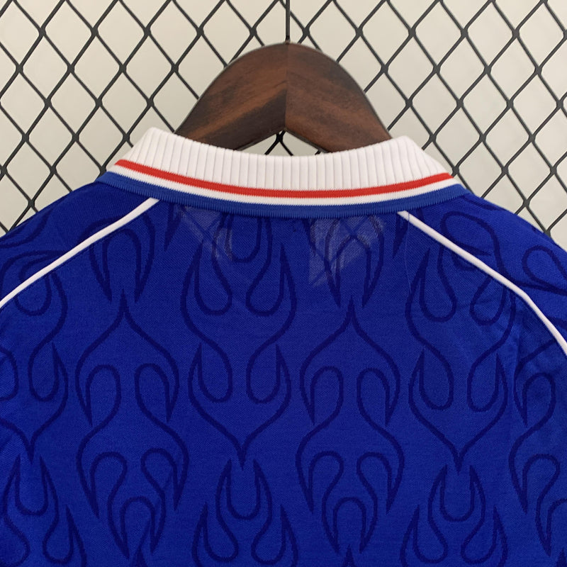 Camisa Retrô Japão 1998 I Home - Manga Longa - Asics