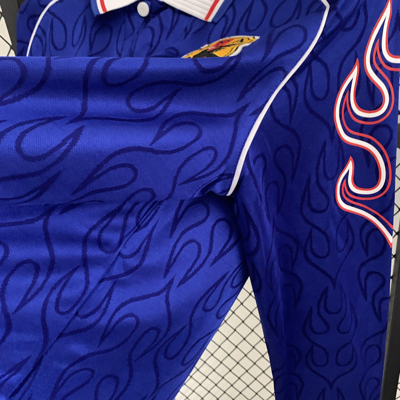 Camisa Retrô Japão 1998 I Home - Manga Longa - Asics