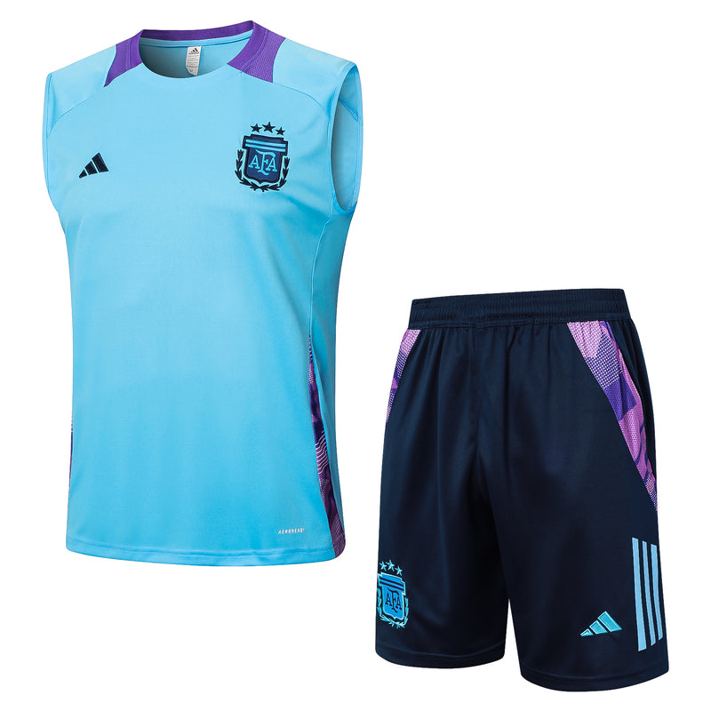 24/25 Conjunto Treino Argentina - Regata - Azul Celeste