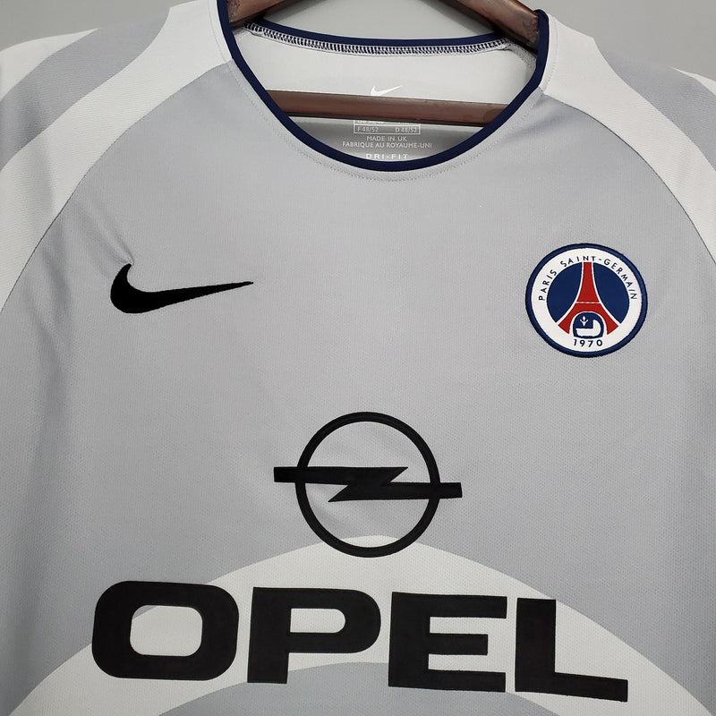 Camisa Retrô PSG 2001/2002 II Away - Branca - Nike