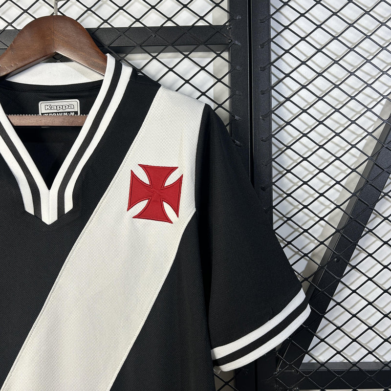 Camisa Vasco 25/26 II Fora - Torcedor - Preta e Branca