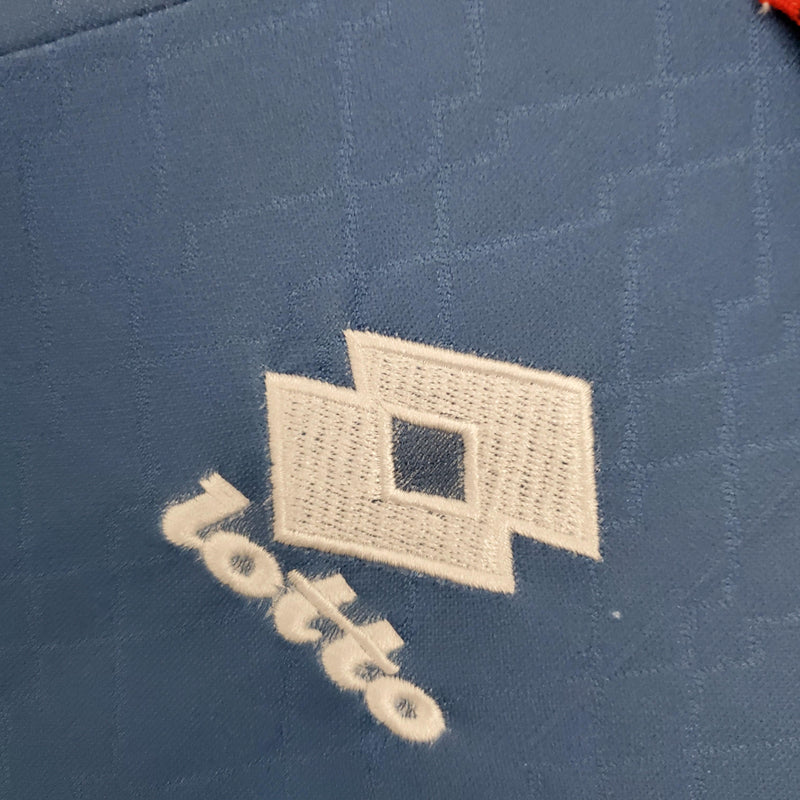 Camisa Retrô Milan 1995/1996 III Third - Azul - Lotto