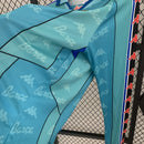 Camisa Retrô Barcelona 1996/1997 II Away - Azul - Manga Longa Kappa