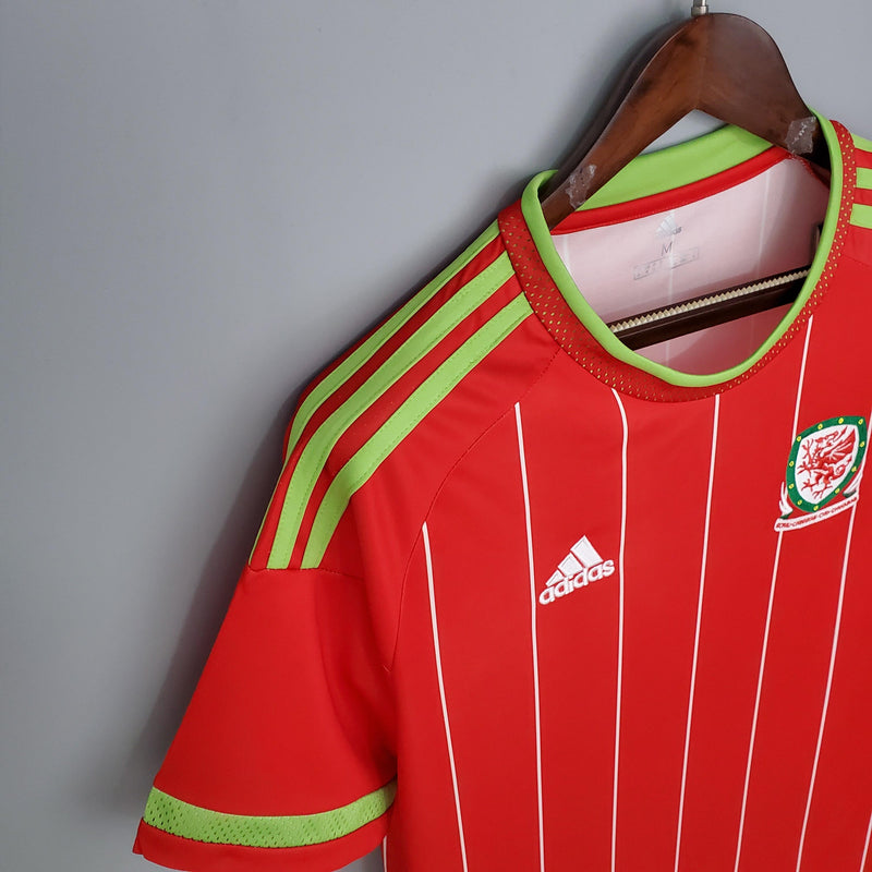Camisa Retrô País de Gales 2015/2016 I Home - Adidas