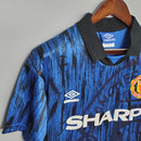 Camisa Retrô Manchester United 1992/1993 II Away - Azul - Umbro