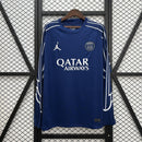 Camisa PSG 2024/25 IV Fourth - Torcedor Manga Longa - Azul Jordan