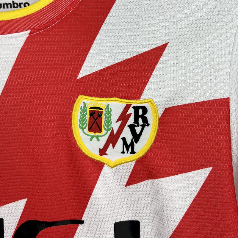 Camisa Rayo Vallecano II Away - Torcedor - Branca