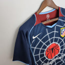 Camisa Retrô Atlético de Madrid 2004/2005 Homem-Aranha II Away - Azul - Nike