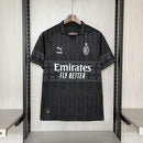 Camisa Milan 2024/25 Puma x Pleasures Especial - Torcedor - Preta