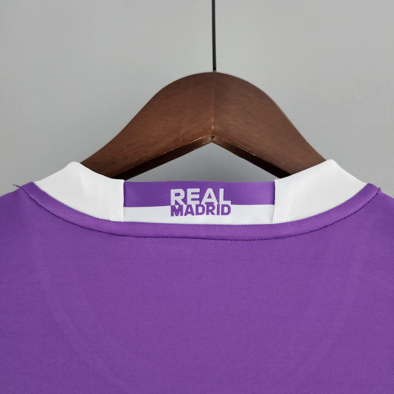 Camisa Retrô Real Madrid 2017/2018 II Away - Roxa - Adidas