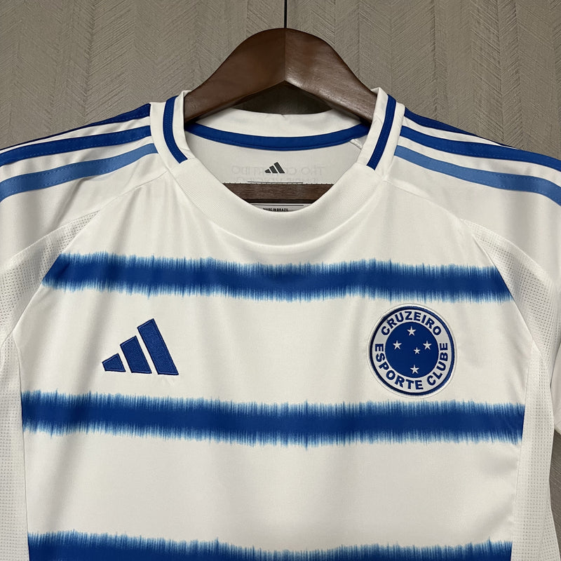 Camisa Cruzeiro 2025/26 II Away - Torcedor - Branca - Feminina