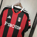 Camisa Fulham 2024/25 II Away - Torcedor - Vermelha e Preta