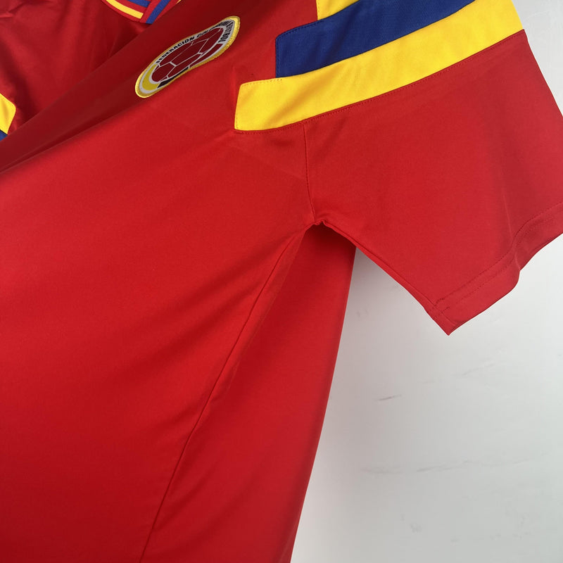 Camisa Retrô Colômbia 1990 II Away - Vermelha - Adidas