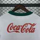 Camisa Retrô Palmeiras 1987 II Away Adidas Branca Coca-Cola