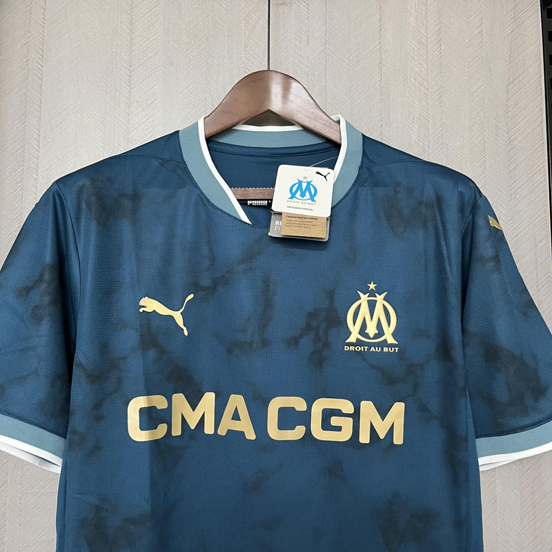 Camisa Olympique de Marseille 24/25 Edição Especial - Torcedor - Azul