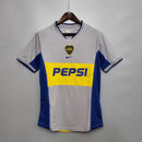 Camisa Retrô Boca Juniors 2002 II Away - Cinza - Nike