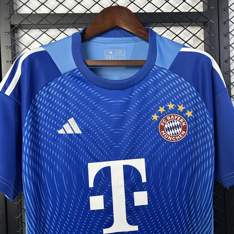 Camisa Bayern de Munique 25/26 Goleiro Azul - Torcedor