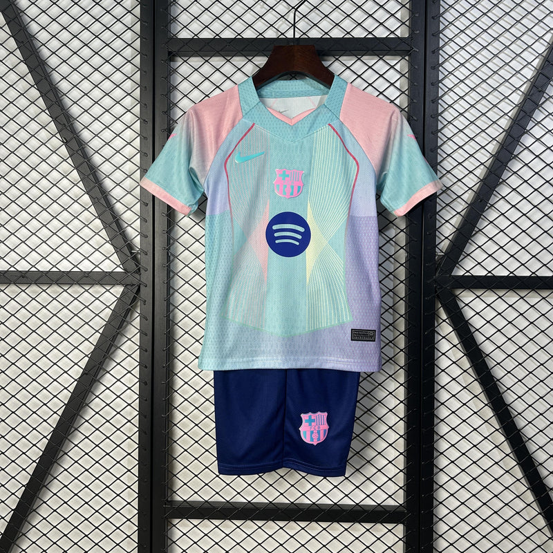 Conjunto Infantil - Barcelona 25/26 Edição Especial Azul