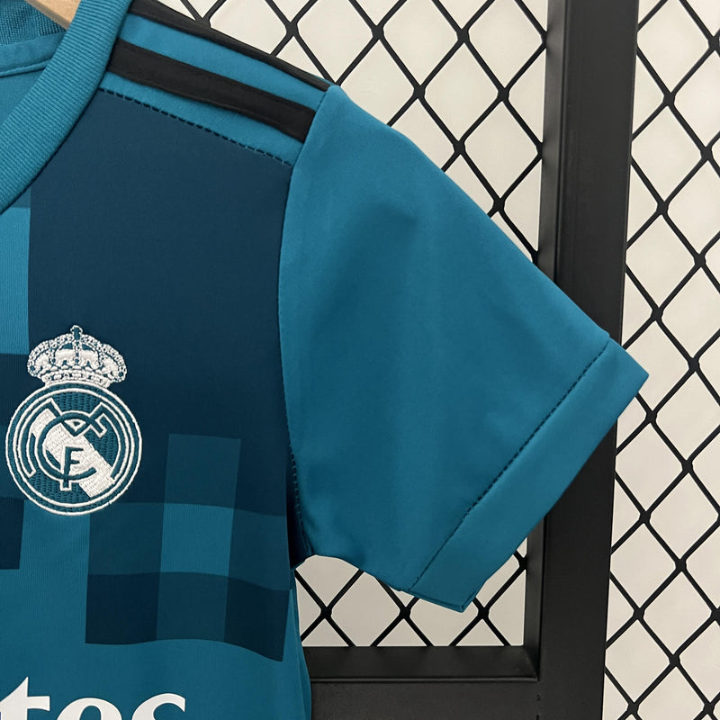 Conjunto Infantil Retrô - Real Madrid 2017/18 III Third