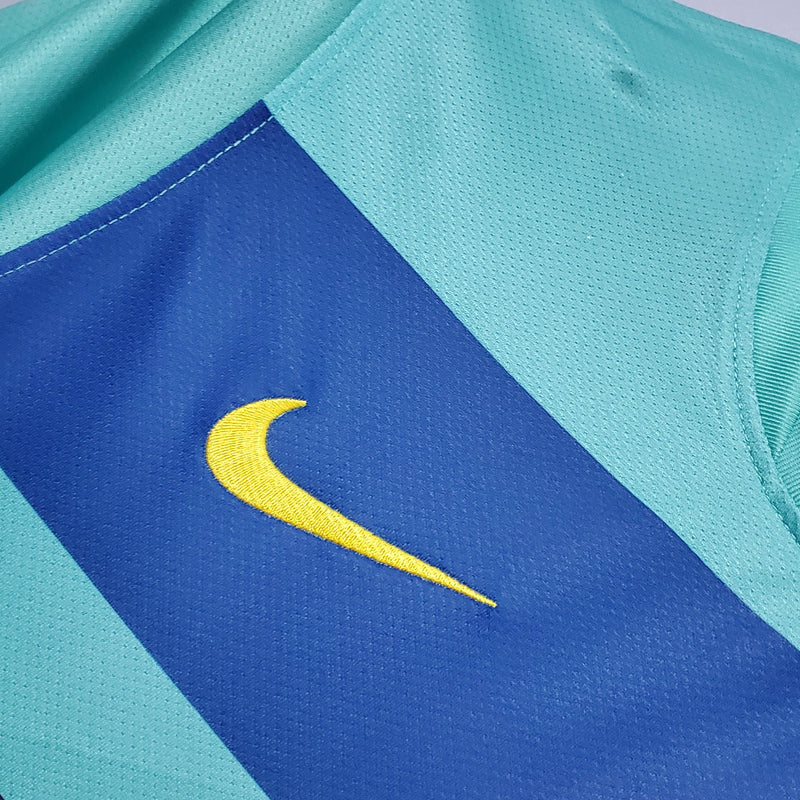 Camisa Retrô Barcelona 2010/2011 II Away - Azul - Nike