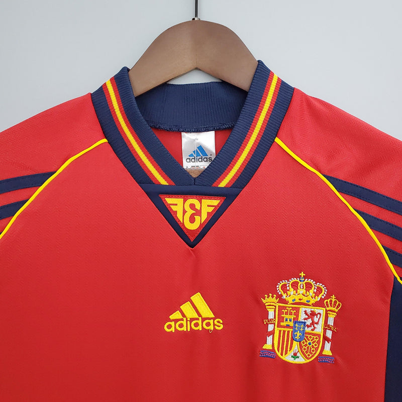 Camisa Retrô Espanha 1998 I Home - Adidas