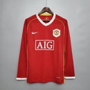 Camisa Retrô Manchester United 2006/2007 I Home - Manga Longa Nike