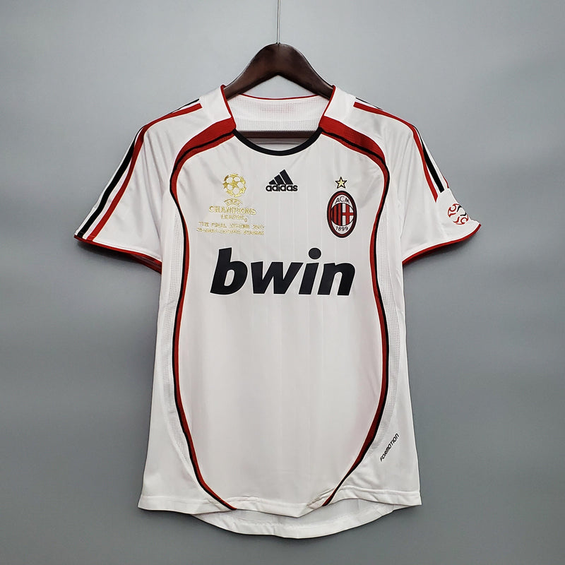 Camisa Retrô Milan Final Champions 2006/2007 II Away - Branca - Adidas