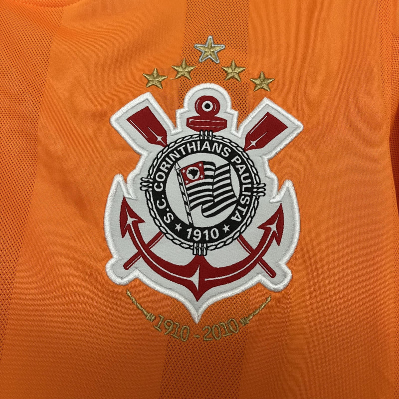 Camisa Retrô Corinthians 2010 Goleiro Laranja Nike