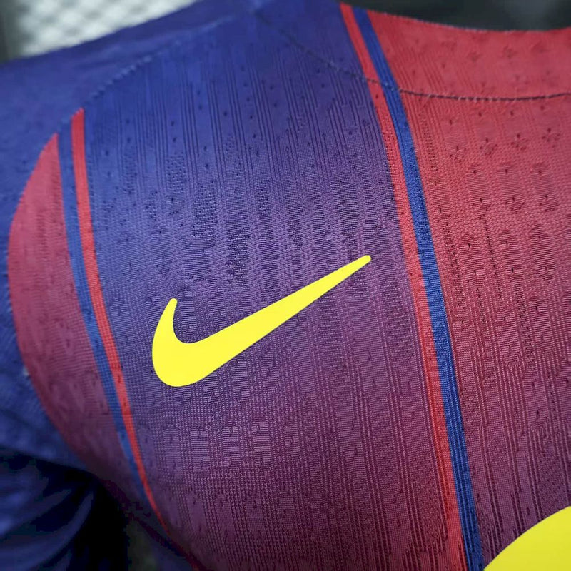 Camisa Barcelona 2025/26 I Home - Nike Manga Longa Jogador