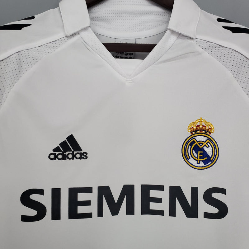 Camisa Retrô Real Madrid 2005/2006 I Home - Branca - Adidas