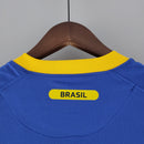 Camisa Retrô Brasil 2010 II Away - Azul - Nike