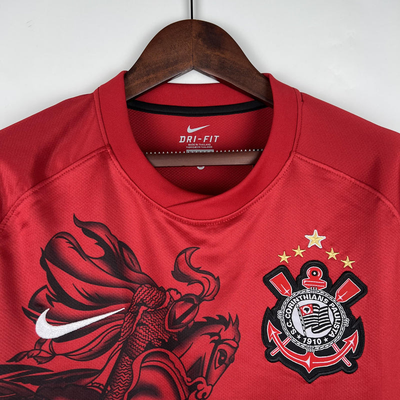 Camisa Retrô Corinthians 2011/2012 III Vermelha São Jorge - Nike