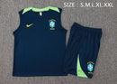 24/25 Conjunto Treino Brasil - Regata - Azul Marinho
