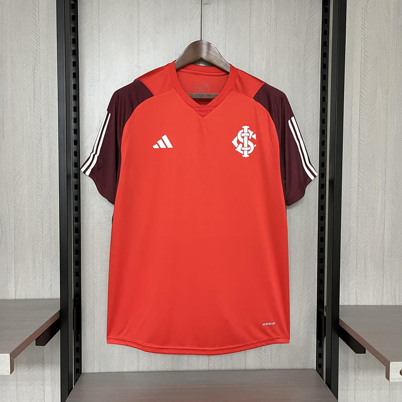 Camisa Internacional 2024/25 Treino Vermelha - Torcedor