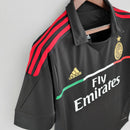 Camisa Retrô Milan 2011/2012 III Third - Preta Adidas