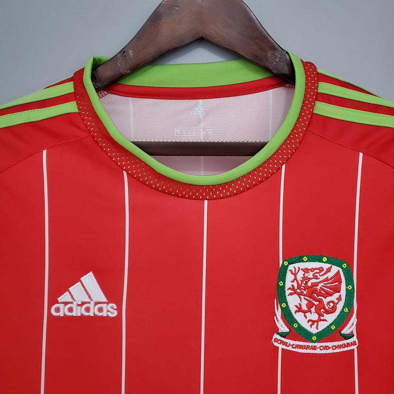 Camisa Retrô País de Gales 2015/2016 I Home - Adidas