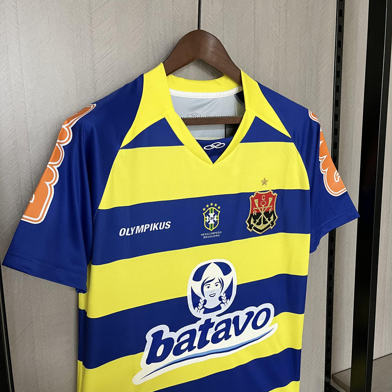 Camisa Retrô Flamengo 2010 III Third - Amarela - Olympikus