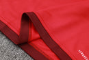 24/25 Conjunto Treino Internacional - Frio Zíper Curto - Vermelho