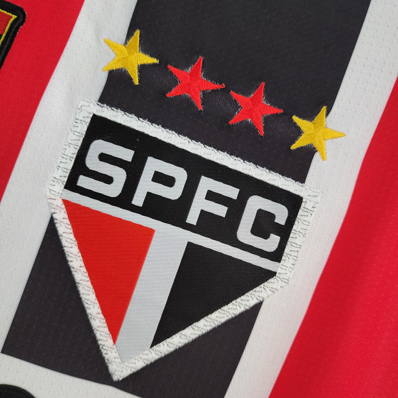 Camisa Retrô São Paulo 2000 II Away - Vermelha - Penalty