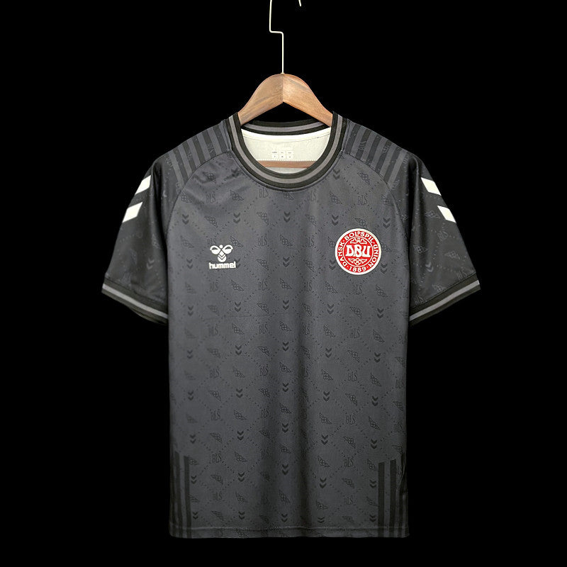 Camisa Dinamarca 2022/23 Goleiro - Torcedor - Preta