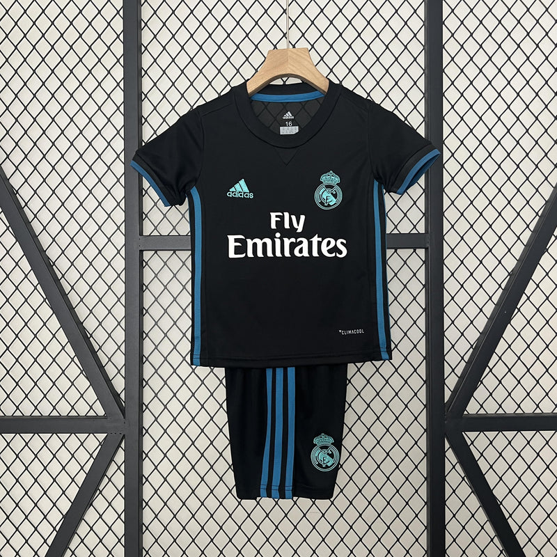 Conjunto Infantil Retrô - Real Madrid 2017/18 II Away