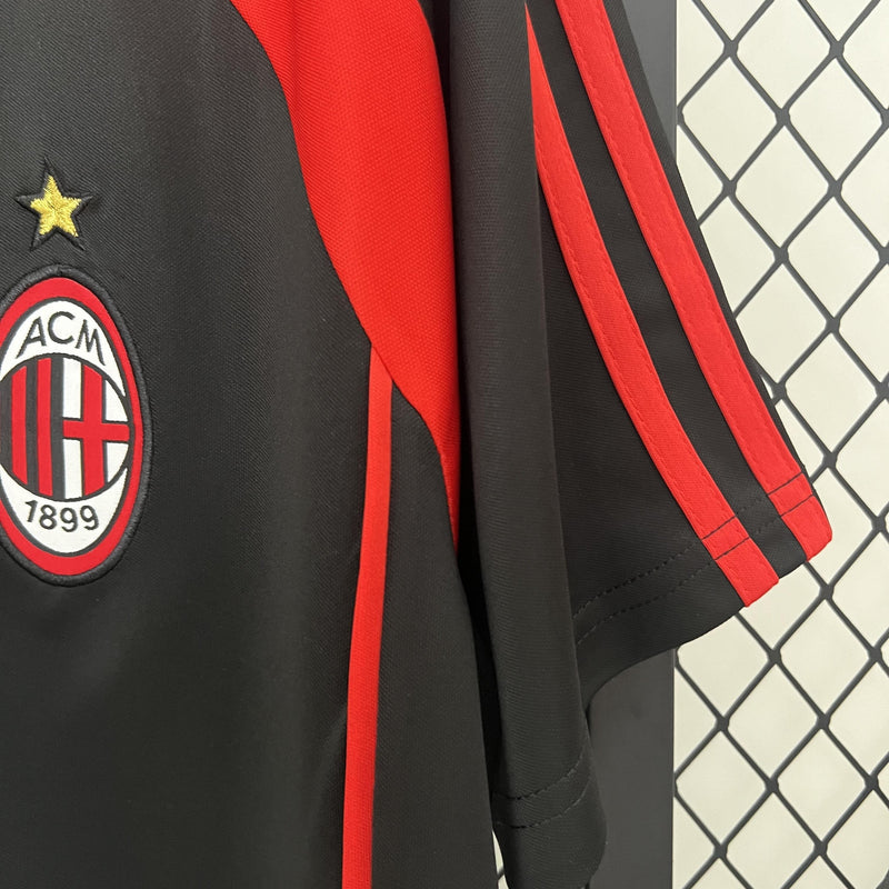 Camisa Retrô Milan 2000/2001 III Third - Preta - Adidas