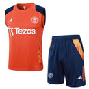 24/25 Conjunto Treino Manchester United - Regata - Laranja