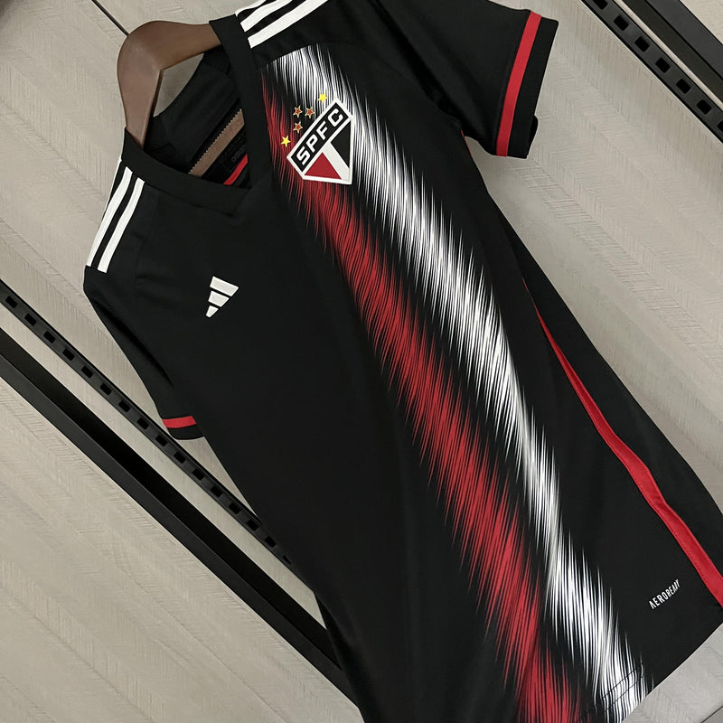 Camisa São Paulo 23/24 III Feminina - Preta